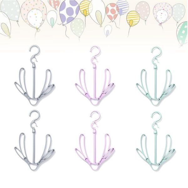 

6pcs shoes hanger drying rack creative shoes hanging organizer hook storage drier wind proof hangers for sandals(random co
