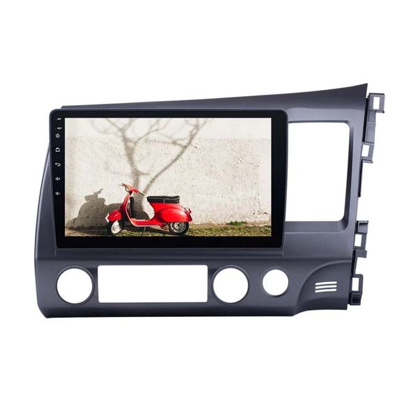 Android 10,0 carro DVD 2 DIN Auto GPS multimídia para 2006-2011 Honda Civic OndersTeuning OBD2 DVR Reverse Câmera