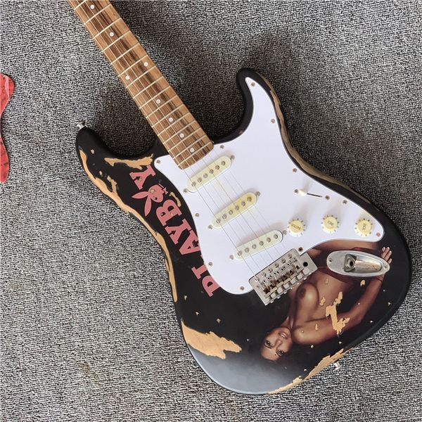 

relic sunburst four strings classial jazz bass