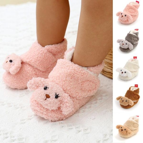

first walkers born baby socks shoes boy girl star toddler booties cotton comfort soft anti-slip warm infant crib