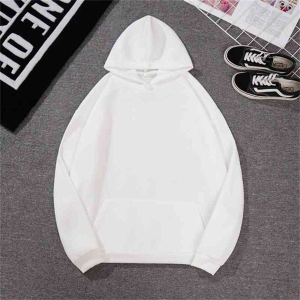 

plain casual student plus fleece hoodie hoodies for c, Black