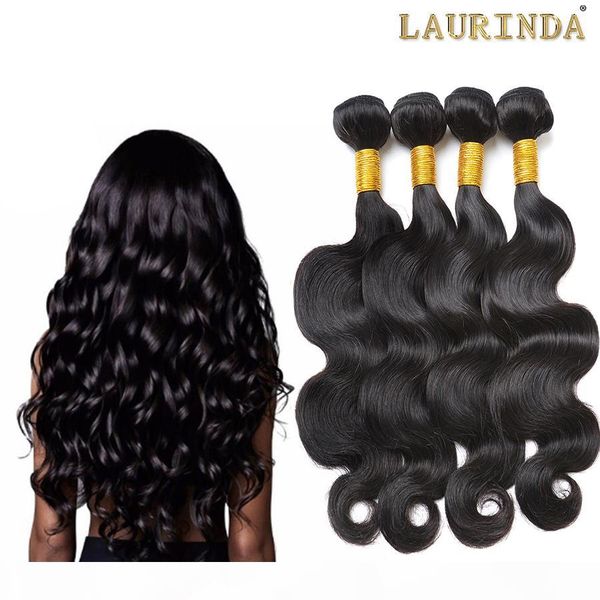 

peruvian indian malaysian cambodian brazilian body wave hair weave bundles brazillian human hair extensions 4 pcs natural color 1b, Black;brown
