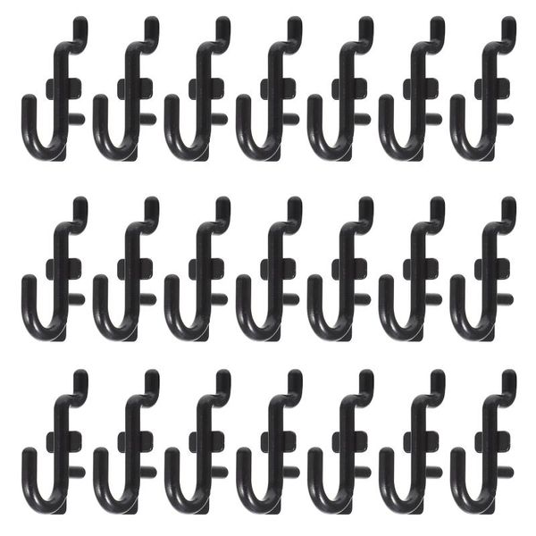 

hooks & rails 50 pcs storage hook replacement j shape peg for board organizer tool