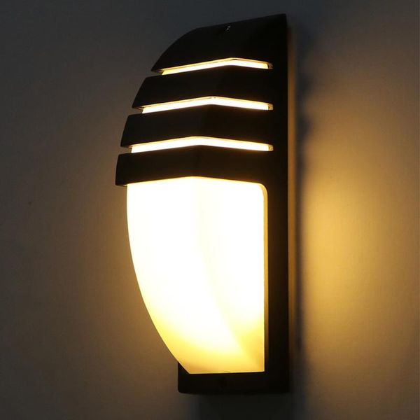 

modern aluminum alloy wall light half stripe decoration waterproof eye protection cob led indoor outdoor garden