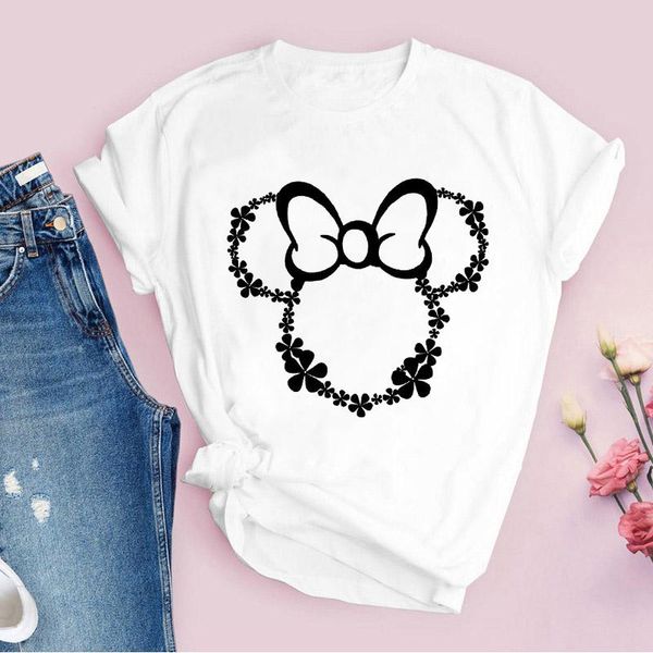 

women's t-shirt summer women t shirts 2021 fashion shirt ladies streetwear kawaii graphic casual short sleeve femme plus size 3xl, White