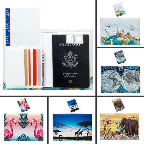 

toiletry kits embroidery cross stitch book cover color traveling blocking card holder passport animal
