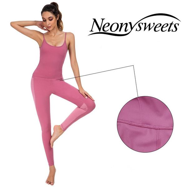 

yoga outfit sugar pocket women with plus size leggings sport girl gym tummy control jogging tights female fitness pant
