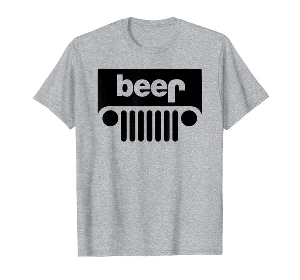 

jeep beer funny beer and jeeps lover t-shirt, White;black