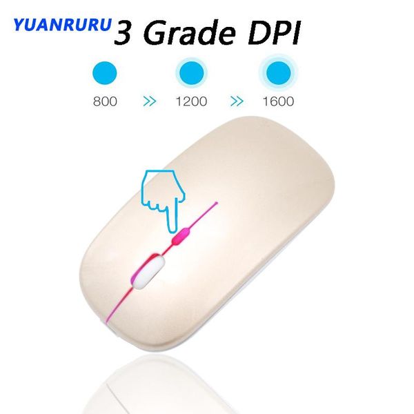 

mice wireless mouse rgb rechargeable 2.4ghz usb computer silent mause backlit ergonomic gaming for lappc