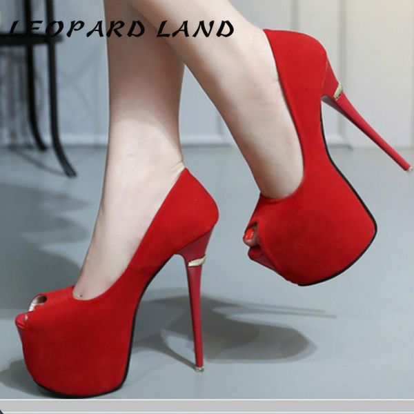 

dress shoes leopard land 2021 suede fine heel women's fashion shallow mouth waterproof platform fish singles cwf, Black