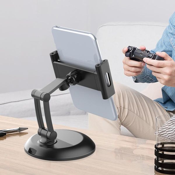 

universal 360Â° swivel adjustable angle kitchen office deskdesk mount stand holder for 5-13" cellphone mobile phone tablet pc