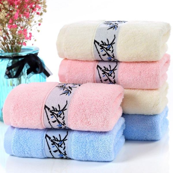 

towel bamboo fiber soft skin-friendly water absorption embroidery process full of elasticity