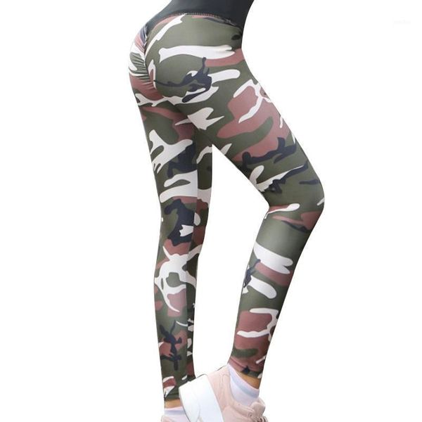 

yoga outfits camo print leggings sportswear pants for women high waist fitness tights femme trousers energy seamless tracksuit1, White;red