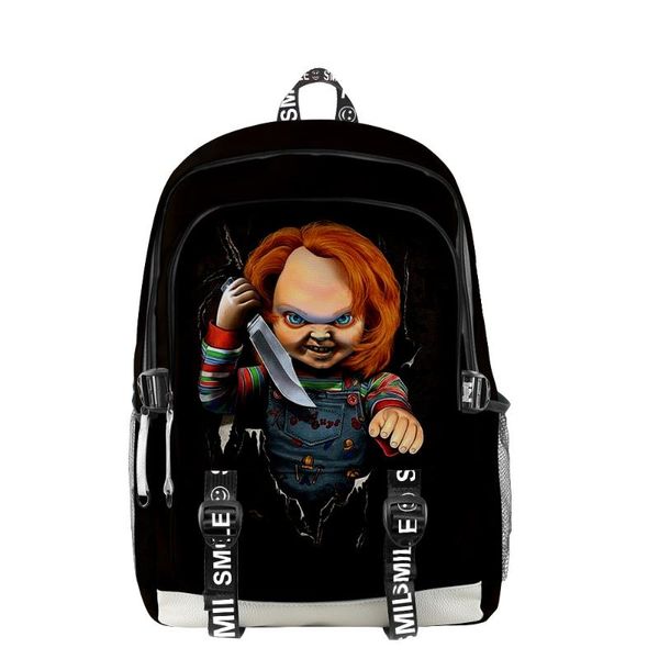 

backpack wawni chucky harajuku school bag 3d oxford cloth traval fashion bookbag tv show daypack student backpacks 2021