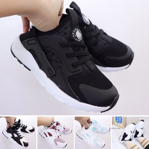

2023 wallace 4 generation classic led athletic shoes for kids one foot children's casual shoes high quality, Black