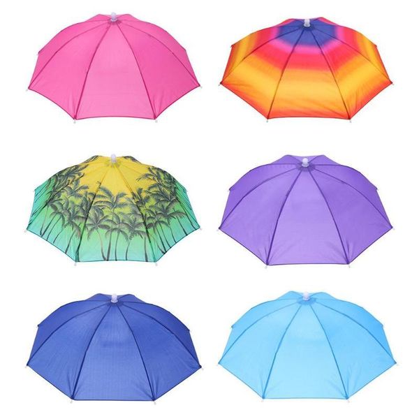 

umbrellas head umbrella anti-rain fishing anti-sun hat adults supplies