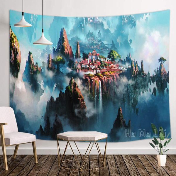 

tapestries animation artwork landscapetapestry art home decoration