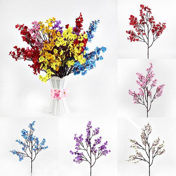 

decorative flowers & wreaths gypsophila artificial flower fake diy living room decoration wedding babies breath home decor