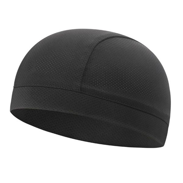 

outdoor hats ice silk skull cap windproof sun proof quick dry cycling soft comfort spots hat for fishing running mc889, Black;white