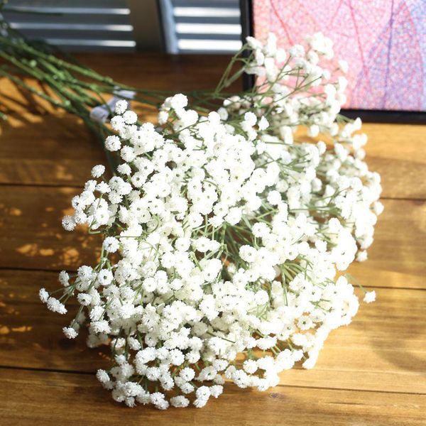 

artificial faux flower gypsophila soft glue wedding/home decoration festival