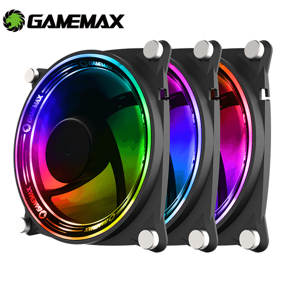 

fans & coolings gamemax rb300 120mm 5v 3pin rgb pc case fan quiet aura sync colorful deskcomputer cooler cooling led argb