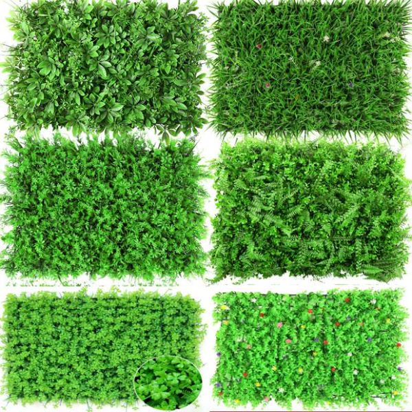 

decorative flowers & wreaths 40x60cm fake plant artificial green wall turf moss grass diy outdoor home store background false lawn decor