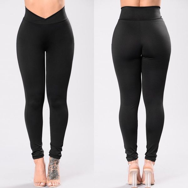 

style leggings style women fitness running athletic sport stretch long broek, Black
