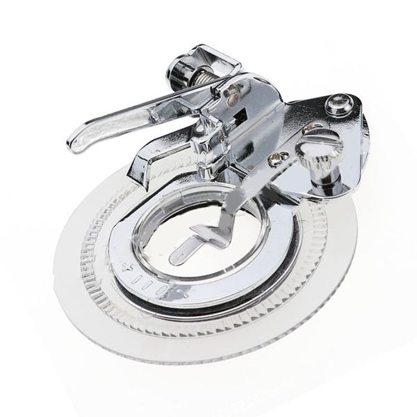 

round flower stitch presser foot for low shank sewing machine, Black