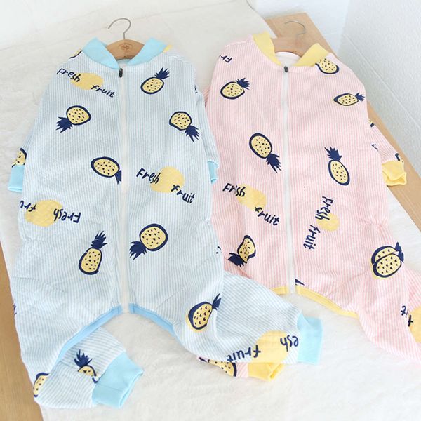 

ysgj big dog warm cotton pajamas four legged big dog cloth golden chai dog cloth