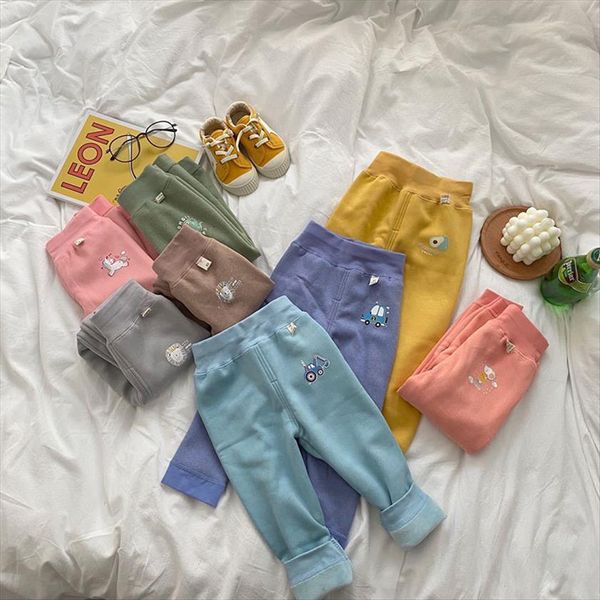 

childrens warm pants for boys and girls plus velvet thickening inner wear one piece thermal wt119, Blue