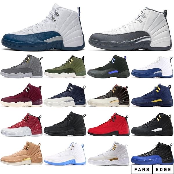 

2021 new jumpman 12 university gold sport sneakers 12s winterized basketball shoes for men vachetta tan dark concord mens trainers shoe