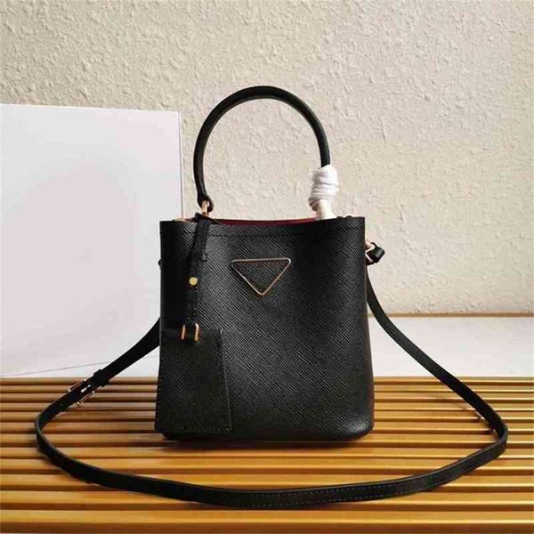 

women luxurys designers bags 2021 premium p family mini bucket korean cross grain cowhide hand fa designer handbag handbags totes crossbody