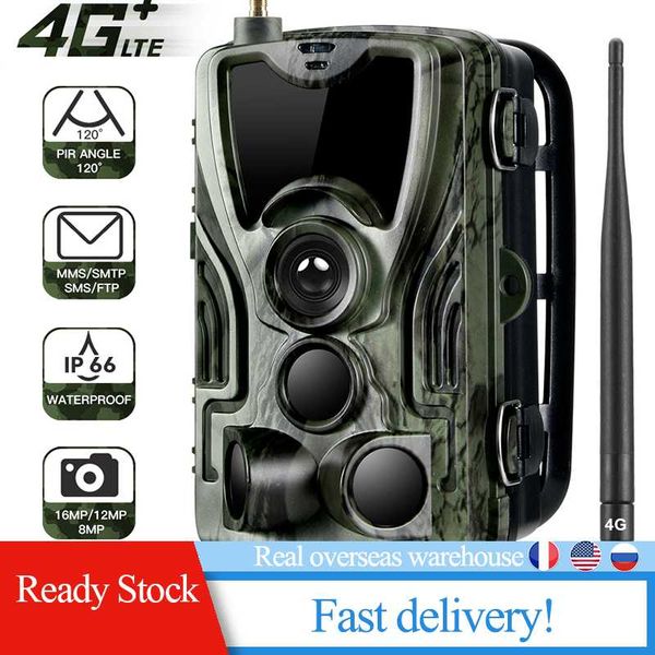 

hc-801lte 4g hunting camera 16mp 32gb trail camera ip66 p traps 0.3s wild with 5000mah lithium battery