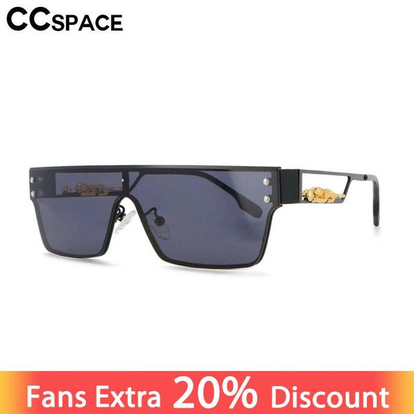 

sunglasses 53457 oversized square leopard fashion men women shades uv400 vintage glasses, White;black