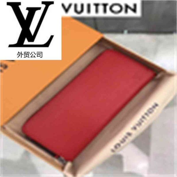 

evening brand chain designer luxury purse poppy red compact clemence wallet key m60913 wallets women real clutches leather long wallet card