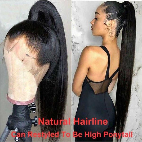 

180 density 13x6 straight human hair s for black wome 360 lac frontal remy wigs