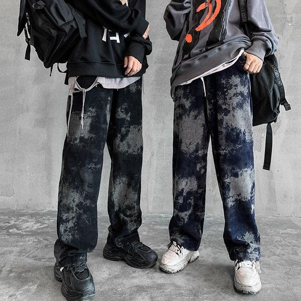 

men's pants men's 2022 autumn casual oversize couple korean streetwear man trousers graphic printed fashion woman clothing, Black