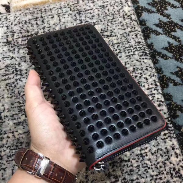 

genuine leather with box men women wallets purse short male clutch leather wallet mens money bag quality guarantee, Red;black