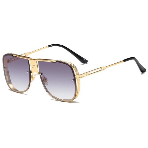 

sunglasses fashion designer women men vintage metal sun glasses retro uv400 eyewear shades gafas de sol, White;black