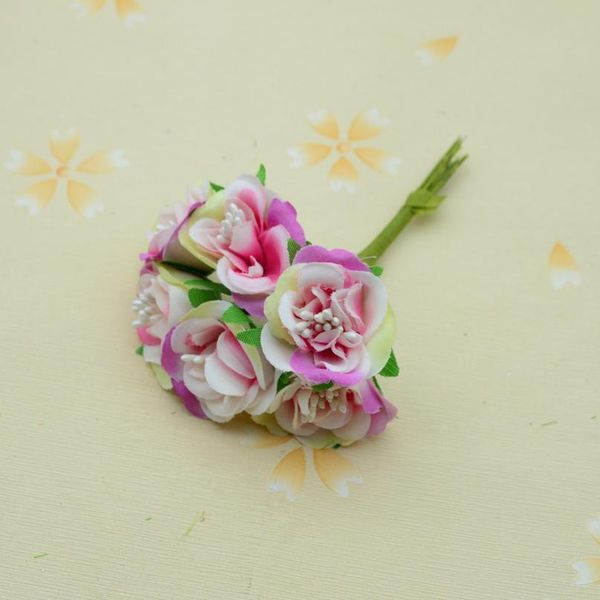 

18pcs silk stamen roses diy gifts pompon christmas wreath gifts home wedding decor accessories fake plastic artificial jllufg