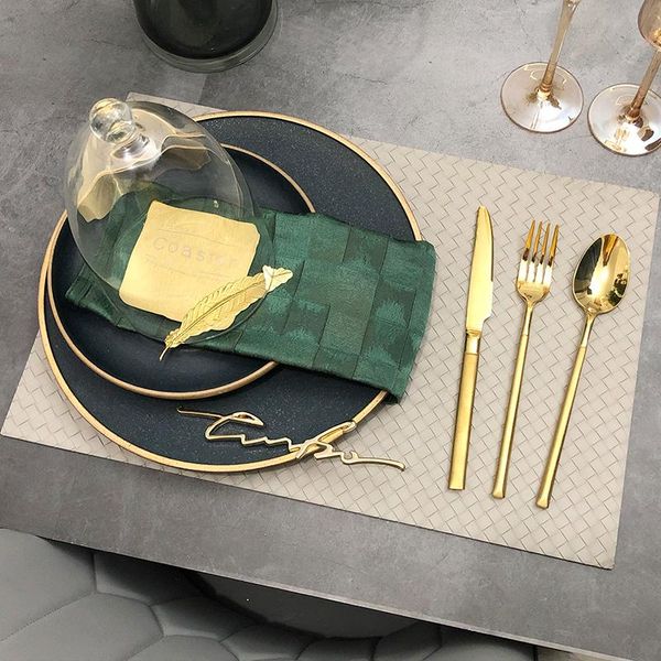 

dishes & plates nordic style dinner set dinnerware luxury knife fork spoon plate kitchen tableware vajilla supplies bc50