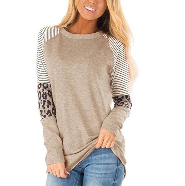 

2021 autumn women's leopard t shirts women casual cute shirts basic short sleeve soft tee shirt femme vogue woman tshirt, White