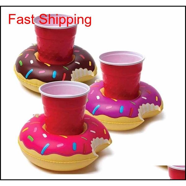 

inflatable cup holder pool drink holder floating coasters toy for pool party kids bath swimming qylbfh new_dhbest