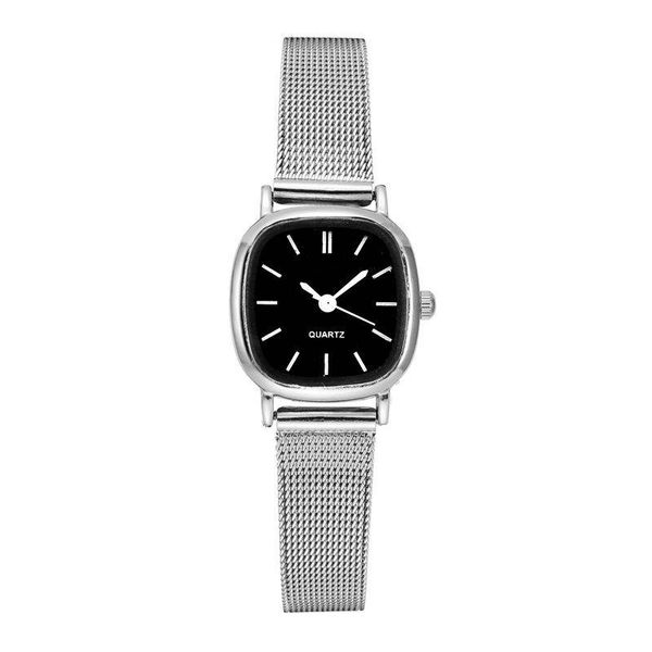 

wristwatches 2021 fashion square quartz women luxury watch, Slivery;brown
