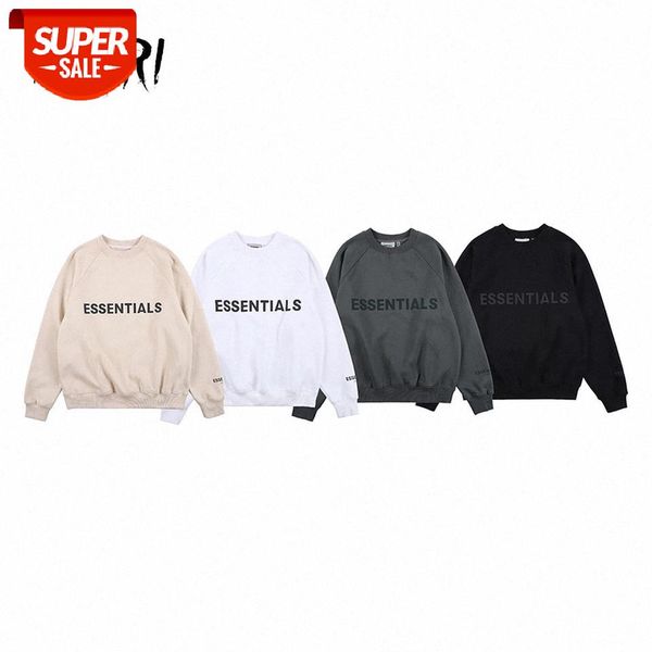 

fashion reflective men sweatshirt autumn letter print pullover streetwear hoodies casual basic solid color long sleeve hoodie #br74, Black