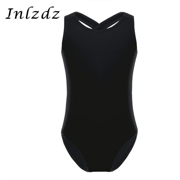 

stage wear kids girls ballet leotard costumes ballerina tutu bodysuit gymnastic dance jumpsuit gymnastics swimsuit for dancing, Black;red