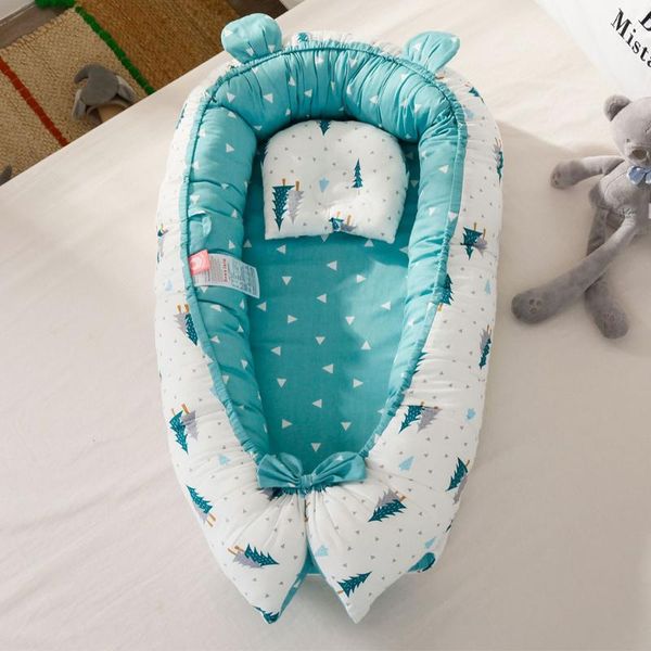 

baby cribs bed nest children's portable cradle crib travel beds cot pillow