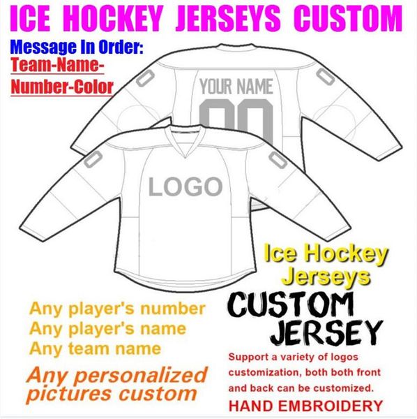 

custom baseball ice hockey basketball american football jerseys for mens womens youth kids ice hockey soccer jersey purple 4xl 5xl 6xl, Black