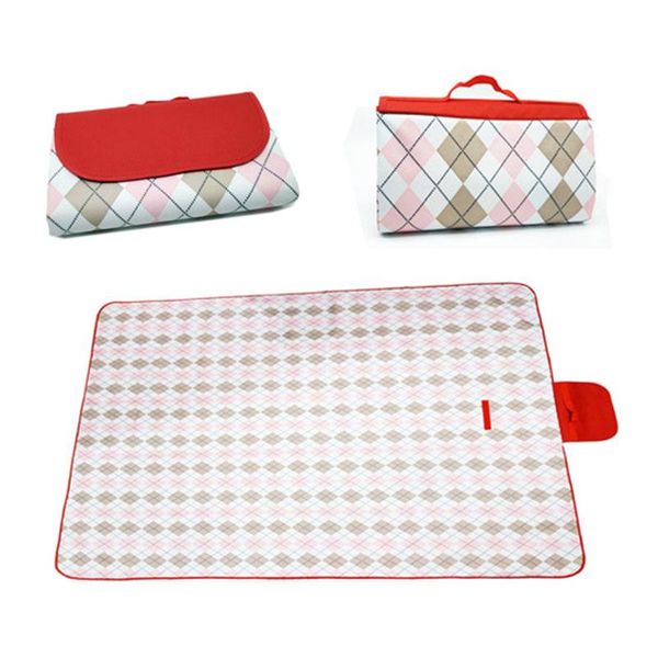 

outdoor pads folding portable waterproof oxford pvc colrful picnic mat beach camping barbecue party garden blanket