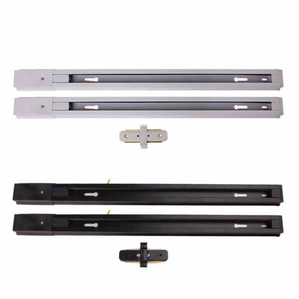 

2pcs aluminum led track light with connector universal rail lights